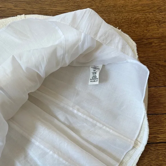 Theory Ivory Linen A-Line Dress - Picture 8 of 10